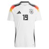 Maillot de Supporter Allemagne Sane 19 Domicile Euro 2024 Pour Homme